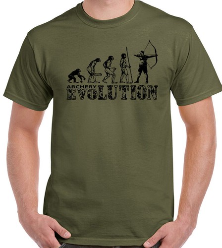 Archery shirt evolution - t-shirt, mens