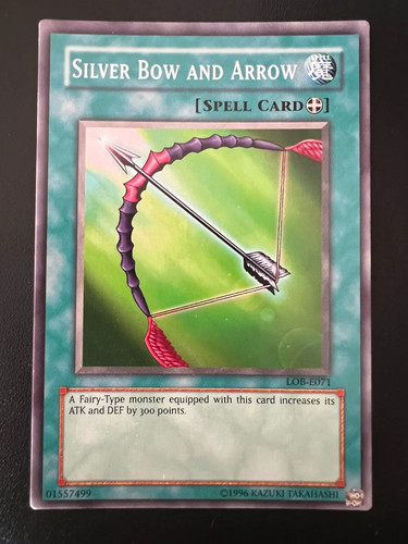 Silver bow and arrow lob - silver,