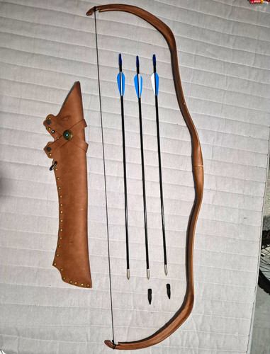 Traditional wooden bow arrow - wooden, &
